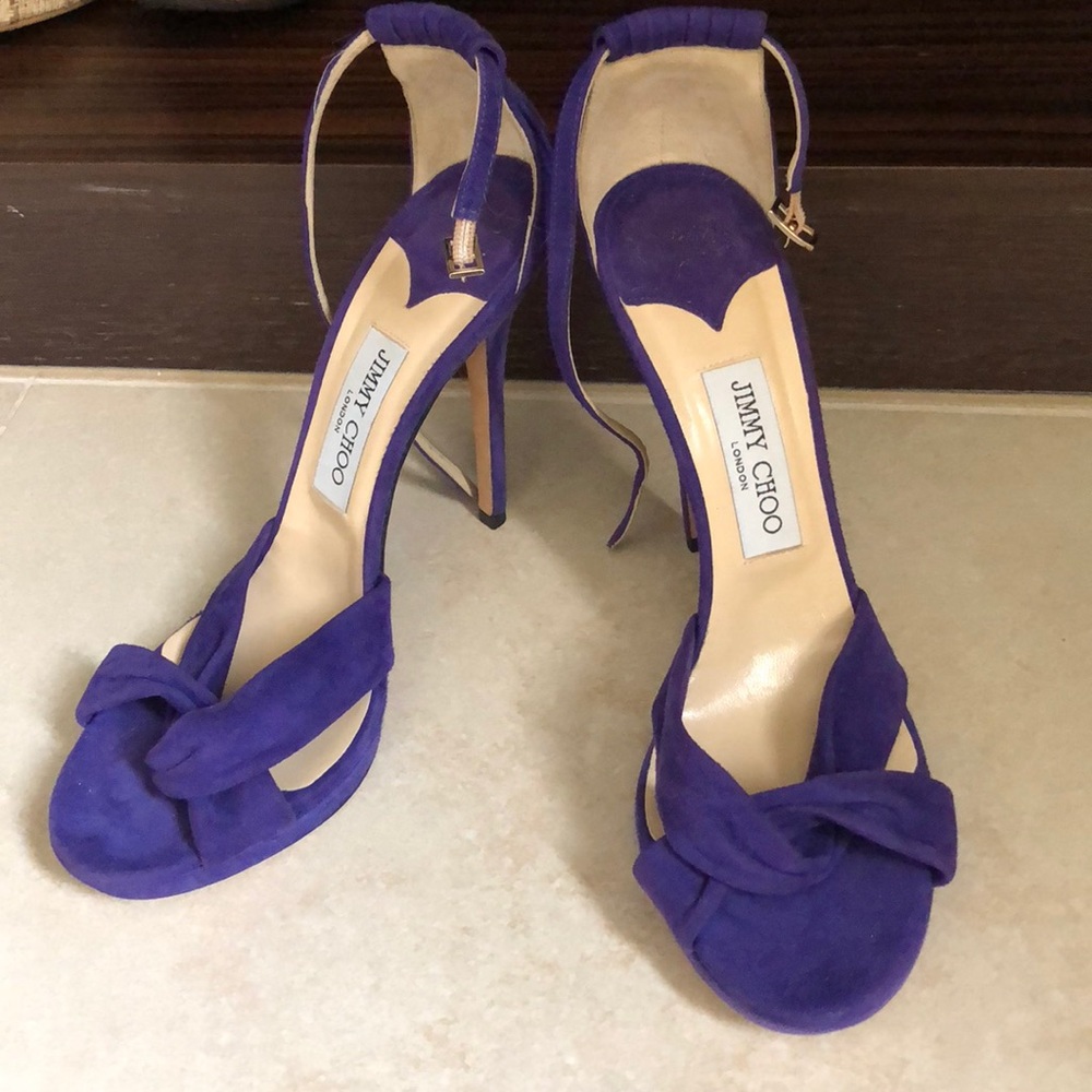 Jimmy Choo suede heels